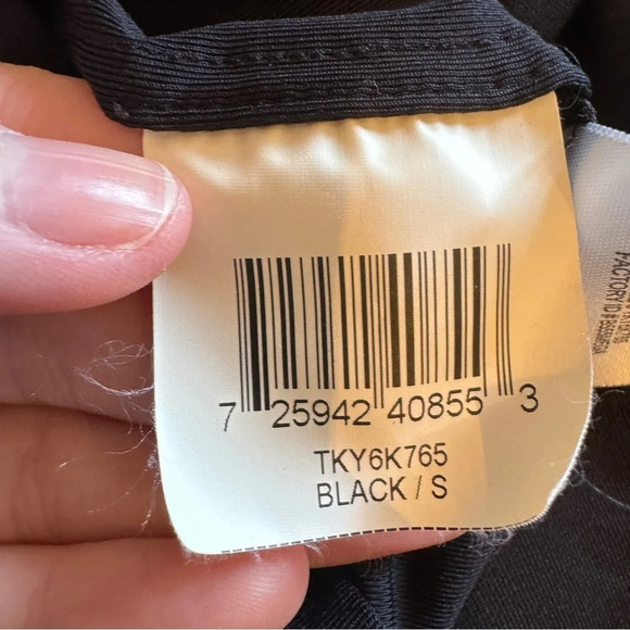 BCBGMAXAZRIA Black Ruffle Woven Tiered Lace Dress  Cap Sleeve V‎ Neck EUC Sz S - Picture 11 of 14